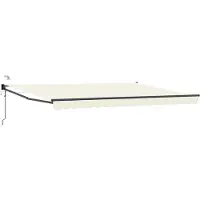 vidaXL Elektrische Ausziehbare Markise Creme 4,5 x 3 m 3419817