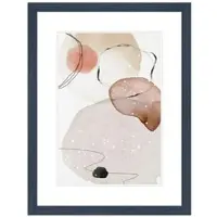 WANDStyle Bilderrahmen H300 aus Massivholz in Dunkelblau 18 x 24 cm im Stil Modern