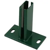 Galaflor Bodenplatte 150x80 mm für 60x40 Pfosten - Grün
