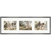WANDStyle Galerierahmen G950 in Metall 23 x 70 cm für 3 Bilder im Format 13 x 18 cm