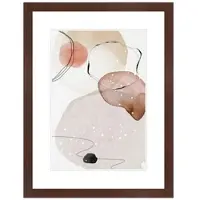WANDStyle Bilderrahmen H430 aus Massivholz in Nussbaum 18 x 24 cm im Stil Klassisch