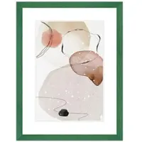 WANDStyle Bilderrahmen H300 aus Massivholz in Grün 30 x 40 cm im Stil Modern