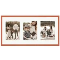 WANDStyle Galerierahmen G950 in Kirschbaum-Optik 30 x 60 cm für 3 Bilder im Format 15 x 20 cm