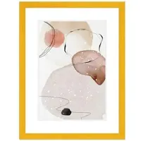 WANDStyle Bilderrahmen H300 aus Massivholz in Gelb 29,7 x 42 cm im Stil Modern