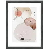 WANDStyle Bilderrahmen H300 aus Massivholz in Grau 40 x 60 cm im Stil Modern