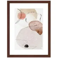 WANDStyle Bilderrahmen H300 aus Massivholz in Braun 29,7 x 42 cm im Stil Modern