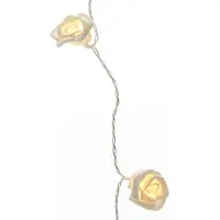 Kaemingk LED Lichterkette Rosen L6,2 m 32 LED innen warm weiß