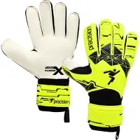 Precision Torwarthandschuhe Fusion X Flat Cut Junior Größe 2 Fußball