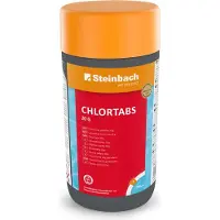 Steinbach | Chlortabs 20g | hochwertige Poolpflege | einfache Dosierung | ideal zur Wasserdesinfektion | langanhaltende Wirkung | perfekte Hygiene für Ihren Pool