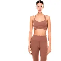 EA7 für Damen. 7W000921_AF21585 Top Vigor7 braun (S), Sportlich, Multisport, Polyamid, Ärmellos / Hosenträger
