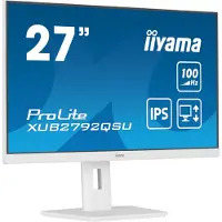 Iiyama ProLite XUB2792QSU-W6, 68,6 cm (27"), 2560 x 1440 Pixel, Quad HD, LED, 0,4 ms, Weiß