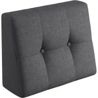 Sunnypillow Palettenkissen Verona Seitenkissen 60x40x20/10cm Grey