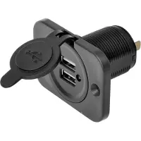 IWH 12 eller 24 V/DC 2.0 A 2x USB-tilslutning