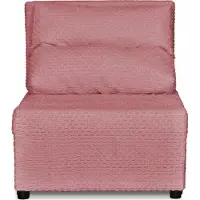 Family meble Sessel Kimo Relaxsessel Sessel mit Schlaffunktion Bequemer Sessel mit Stauraum Loungesessel Sessel Wohnzimmer Schlafzimmer Dunkelrosa(T)