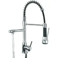 OEM Einziehbarer Küchenarmatur, 360° drehbar, Einhandbedienung, Chrom HG/li/ul/div