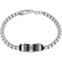 Tom Tailor Herren Armband aus Edelstahl silber, silber, Gr. ONESIZE