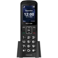 Maxcom Comfort MM34D 4G, Balken, Single SIM, 6,1 cm (2.4"), Bluetooth, 1000 mAh, Schwarz