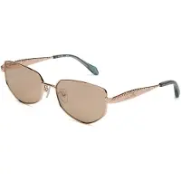 Just cavalli SJC200 Oro ramato lucido 58/17/140 Damen Sonnenbrillen