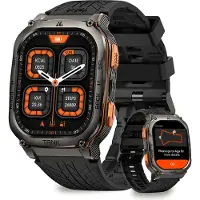 Kospet TANK M3 Ultra GPS Smartwatch für Herren Smartwatch Damen 480mAh Akku 5 ATM & IP69K Wasserdicht Herzfrequenz Monitor Schlaftracker für Vatertag