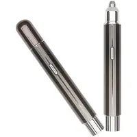 Dopwii Elektrischer Augenbrauentrimmer, tragbarer Nasenhaartrimmer mit LED-Licht, eingebautem Akku, abnehmbarem und waschbarem Scherkopf, für Damen und Herren