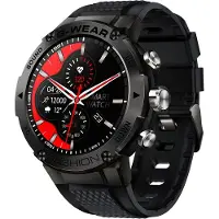 Ele eleoption Smart Watch 1,32 '' Sports Tracker Super Long Standby Mehrere Sportmodi für Android iPhones Schwarz