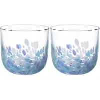 Like. by Villeroy & Boch Wasserglas, 2 Stück Like Confetti Aqua