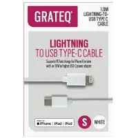 GRATEQ Mfi Lightning USB-C Cable 1m Pd W