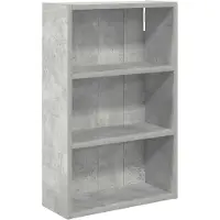 vidaXL Badezimmer-Wandschrank Betongrau 40 x 16 x 62,5 cm