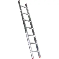 Alumaxx Aluminium-Stufenleiter, eloxiert, Modell "Step Up" - 12 Stufen - 3,25 Meter