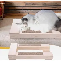 Markenlos Paarungsstuhl für Katzen – Kratzbrett gegen Langeweile für Tiere | Reproduktionsstuhl männlich weiblich, für drinnen und draußen, Wohnzimmer, Schlafzimmer, große Katze