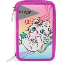 Giochi Preziosi GoPOP 8056379191247, Hartschalenetui für Stifte, Polyester, Pink, Abbildung, 900 D, Reißverschluss