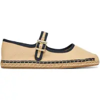Tommy Hilfiger Espadrilles Buckle Maryjane Espadrille FW0FW09239 Braun 42