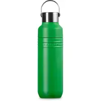 Le Creuset On The Go 41066284080001 doppelwandige Trinkflasche, Bamboo, 0,5 L