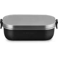 Le Creuset On The Go 41069220000001 Thermobehälter, schwarz matt, 0,9 l