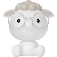 Luxus Europe - Nachtlampe Kinderzimmer Sheepy Weiß - Draadloos LED Nachtlampje Kinderen - USB-C Oplaadbaar