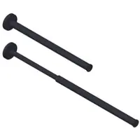 Giese Handtuchhalter 90111-14 ausziehbar, Länge 325 - 510 mm, schwarz matt