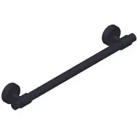 Giese Handtuchhalter 34062-14 mit Magnetbefestigung für Heizkörper, Länge 400 mm, schwarz matt