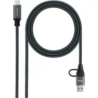 Nanocable 10.01.4113-COMB, 3 m, USB C, USB C, USB 3.2 Gen 2x2, 20 Gbit/s, Schwarz
