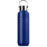 Le Creuset On The Go 41066282200001 doppelwandige Trinkflasche, Azure, 0,5 L