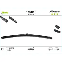 Valeo FIRST Scheibenwischer Wischblatt passend für MERCEDES-BENZ B-Klasse (W246, W242) Rahmenlos 475mm