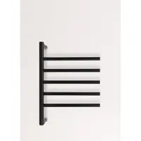 Create Elektr. Handtuchwärmer ''Minimal'' in Schwarz - (B)65,5 x (H)74,2 x (T)9,7 cm - onesize