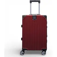 Infinity Leather Robuster Hardshell-Kabinenkoffer 36 x 24 x 56 cm Gepäck für Easyjet, Ryanair, Wizzair