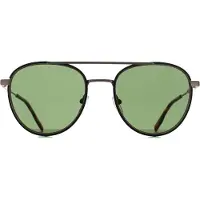 Lacoste L258S 771 glänzend gold grün Sonnenbrille