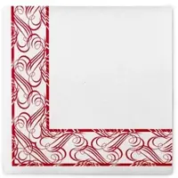 Sovie HORECA Serviette Karima in Bordeaux aus Linclass Airlaid 40 x 40 cm, 50 Stück - Ornamente