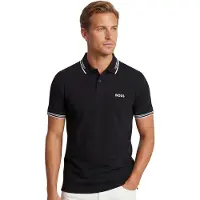 BOSS Slim-Fit Poloshirt mit Kontraststreifen-Details Grösse XXXL