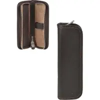 Sonnenleder Stifteetui für 3 Stifte Federtasche Leder Grass Stiftetui mocca braun 801-382-77