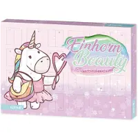 Roth Einhorn-Beauty-Adventskalender aus Pappe