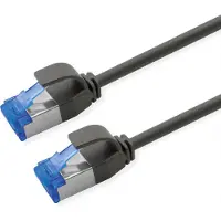 Roline Patchkabel Cat.6A (Class EA) S/FTP (PiMF), LSOH, PoE, schwarz, 7 m