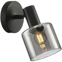 ITALUX Strahlerlampe SANTIA WL-65342-1 BK+SG