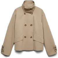 Vero Moda Trenchcoat in Silver Mink | Gr.: S